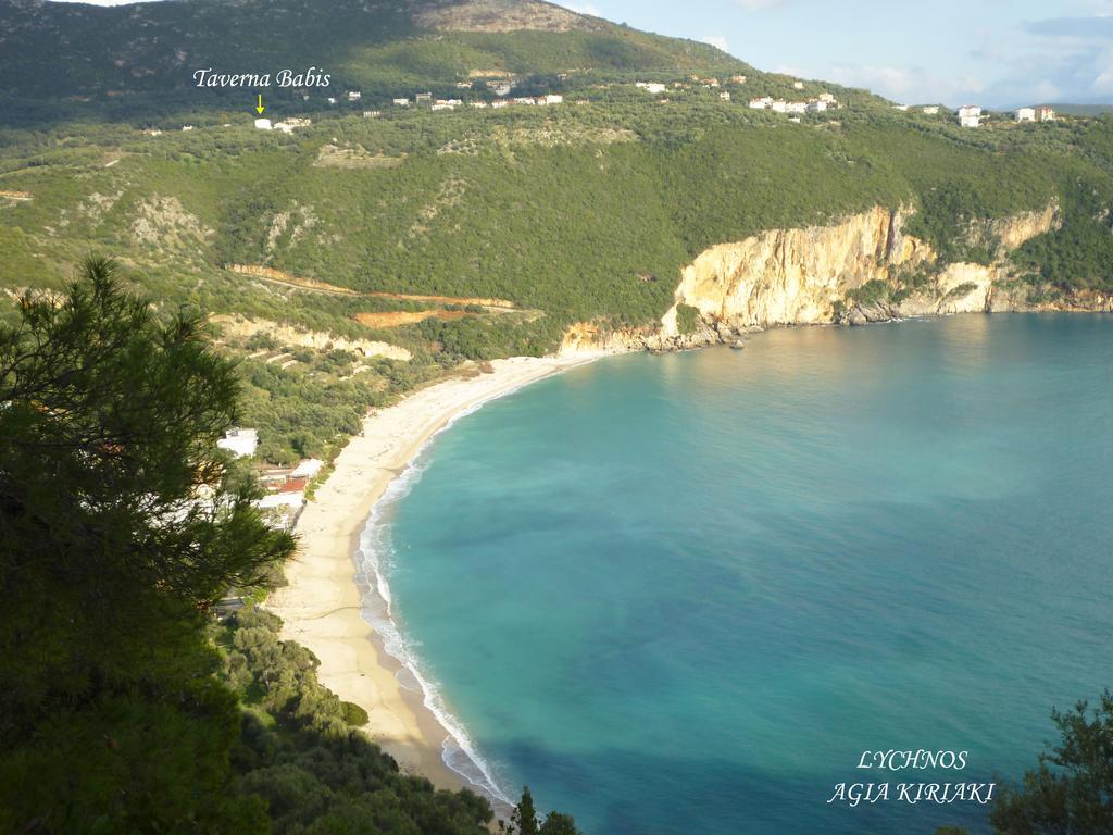 Lichnos Babis Taverna & Rooms Párga Kültér fotó